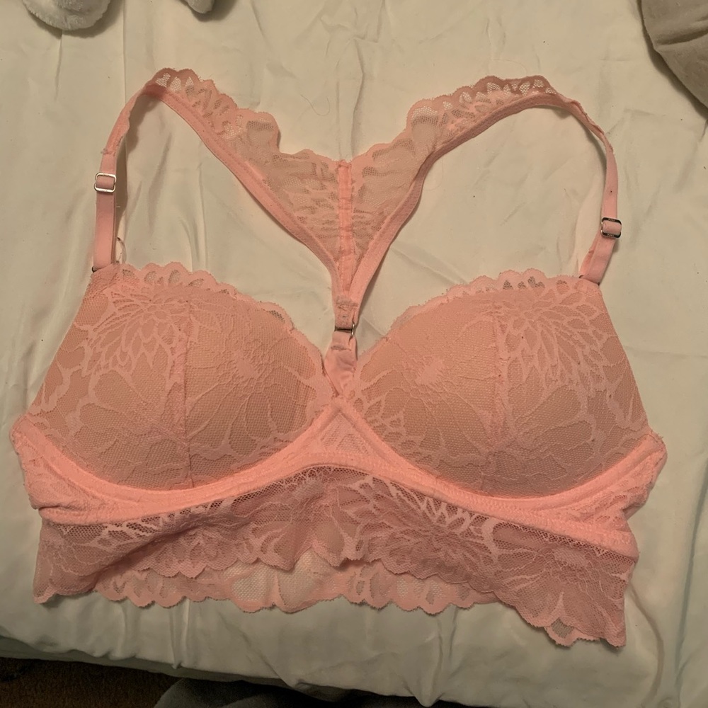 VS PINK racerback lace bra